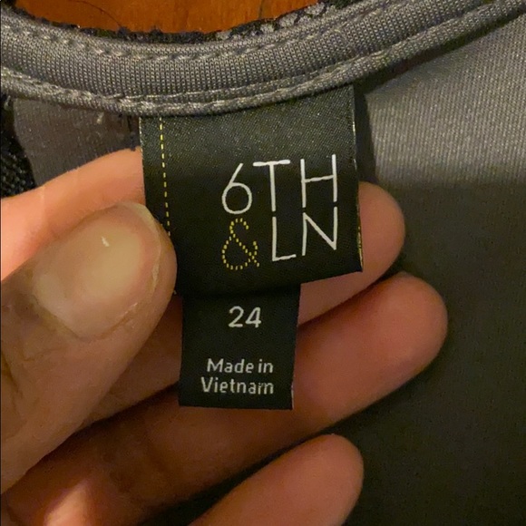 🌺Final Sale*Nwot so gorgeous black lace dress size 24 - Picture 8 of 8